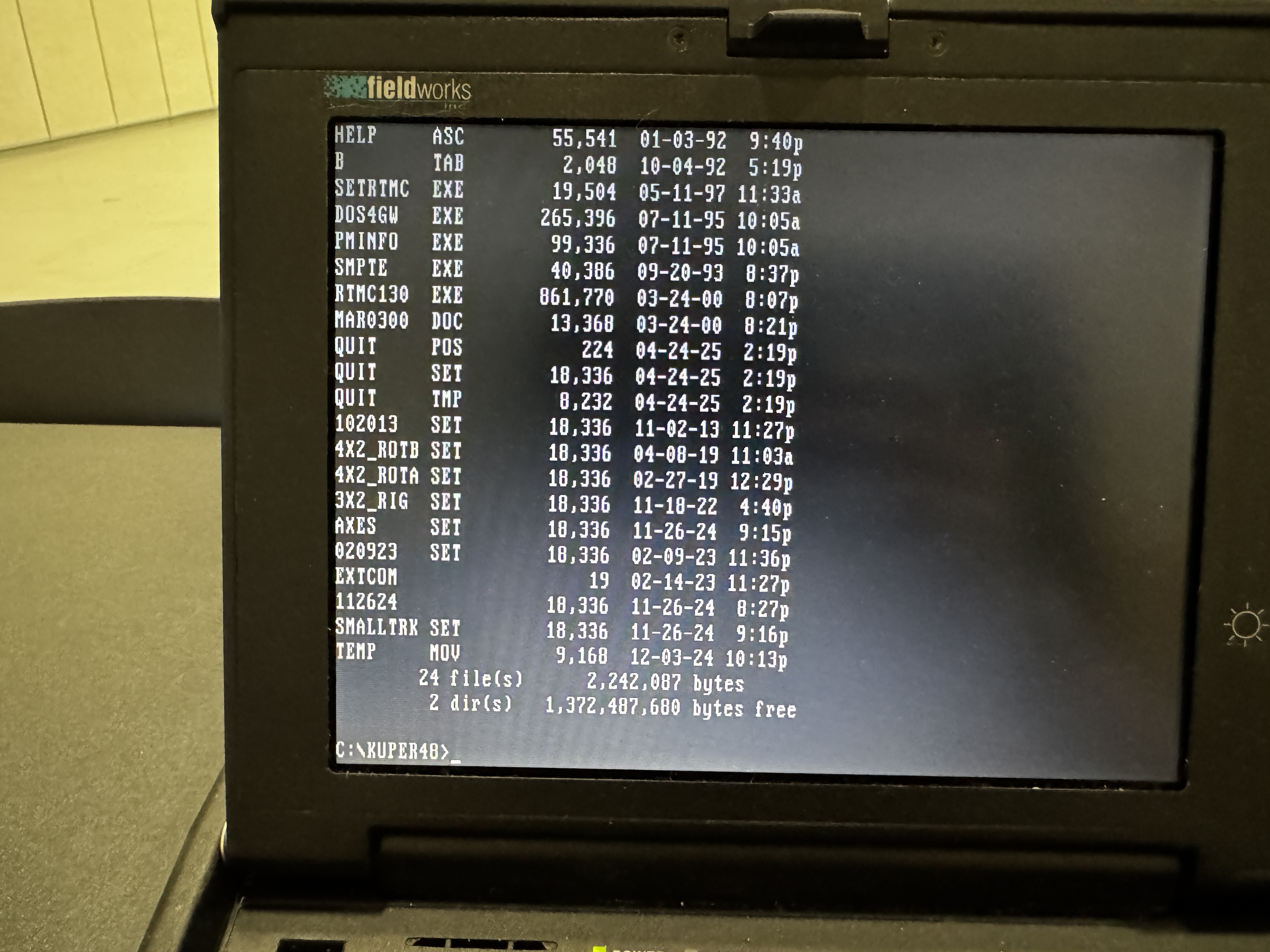 RTMC48 Directory Contents